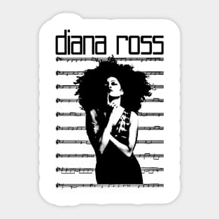 Diana Ross Sticker